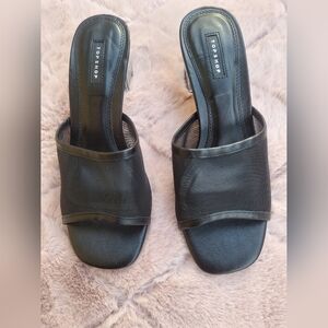 Topshop Black Mules Modern Minimalist Style